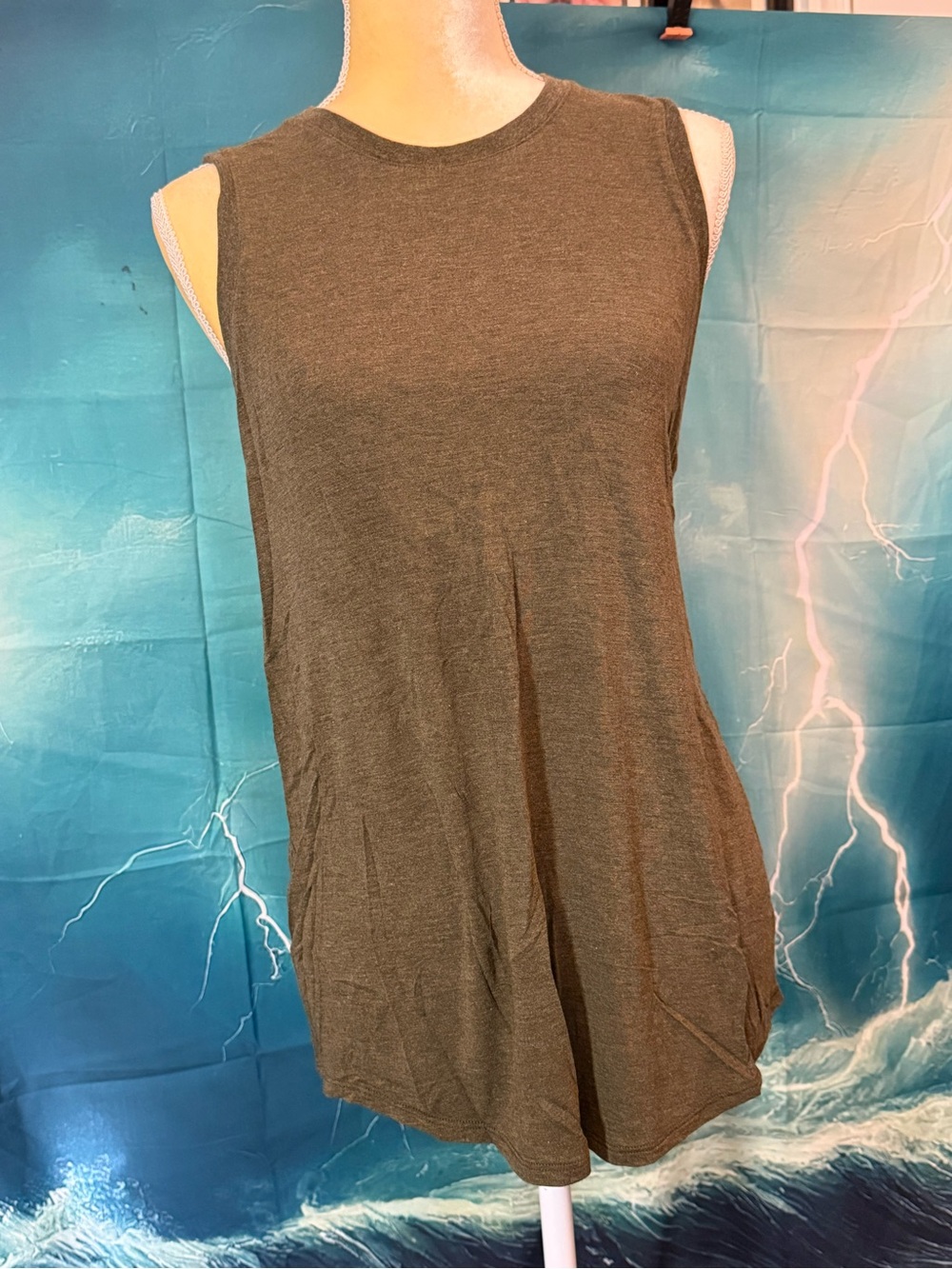 Kit and Ace Heather Grey Racerback Tank